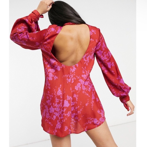 FREE PEOPLE - Aries Mini Dress in color: Romantic Combo - Picture 3 of 8